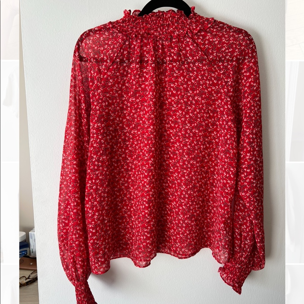 Gap Red Blouse